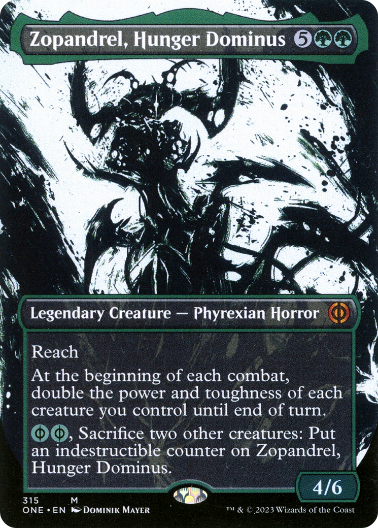 Image of Zopandrel, Hunger Dominus (Borderless Ichor) [Phyrexia: All Will Be One]