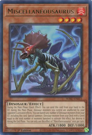 Image of Miscellaneousaurus [WISU-EN011] Rare