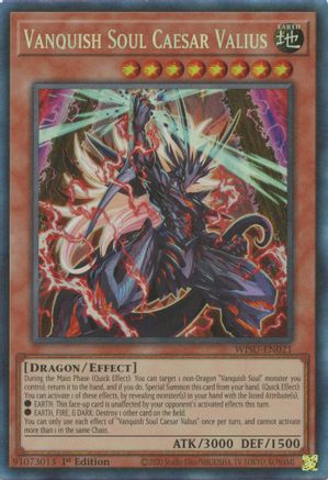 Image of Vanquish Soul Caesar Valius [WISU-EN021] Collector's Rare