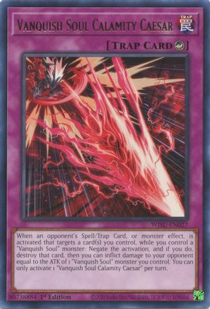 Image of Vanquish Soul Calamity Caesar [WISU-EN027] Rare