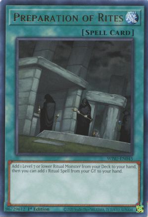 Image of Preparation of Rites [WISU-EN045] Rare