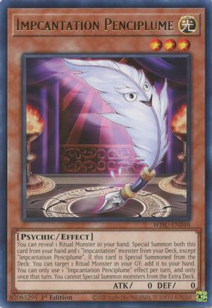 Image of Impcantation Penciplume [WISU-EN048] Rare