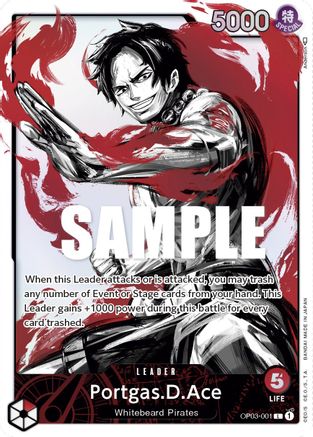 Image of Portgas.D.Ace (Alternate Art) [Pillars of Strength]