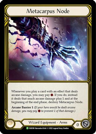 Image of Metacarpus Node (Golden) [FAB108] (Promo)  Cold Foil