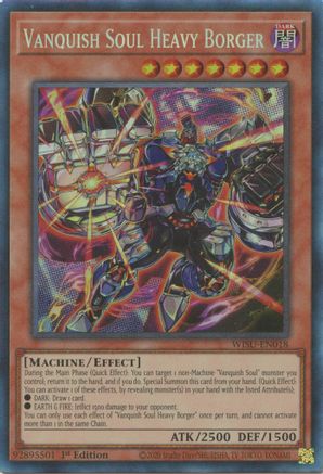 Image of Vanquish Soul Heavy Borger [WISU-EN018] Collector's Rare