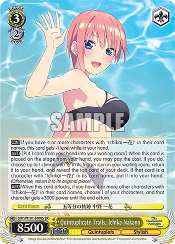 Image of Quintuplicate Trails, Ichika Nakano (5HY/W101-E008S SR) [The Quintessential Quintuplets Movie]