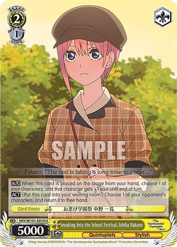 Image of Sneaking Into the School Festival, Ichika Nakano (5HY/W101-E010 U) [The Quintessential Quintuplets Movie]