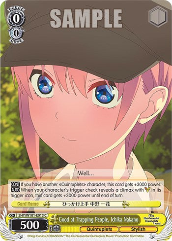 Image of Good at Trapping People, Ichika Nakano (5HY/W101-E013 C) [The Quintessential Quintuplets Movie]