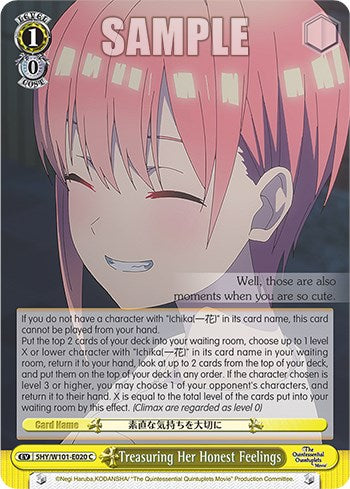 Image of Treasuring Her Honest Feelings (5HY/W101-E020 C) [The Quintessential Quintuplets Movie]