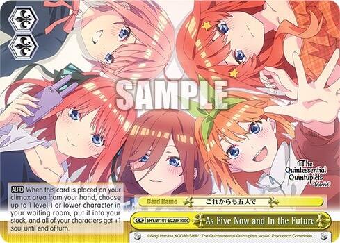 Image of As Five Now and In the Future (5HY/W101-E023R RRR) [The Quintessential Quintuplets Movie]