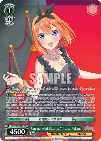Image of Unparalleled Beauty, Yotsuba Nakano (5HY/W101-E024OFR OFR) [The Quintessential Quintuplets Movie]
