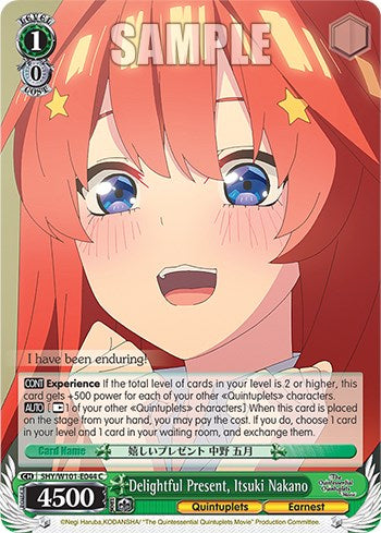Image of Delightful Present, Itsuki Nakano (5HY/W101-E044 C) [The Quintessential Quintuplets Movie]