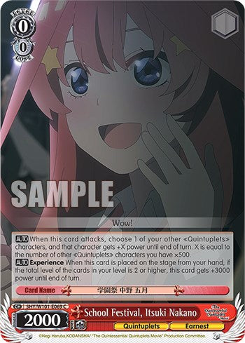 Image of School Festival, Itsuki Nakano (5HY/W101-E069 C) [The Quintessential Quintuplets Movie]