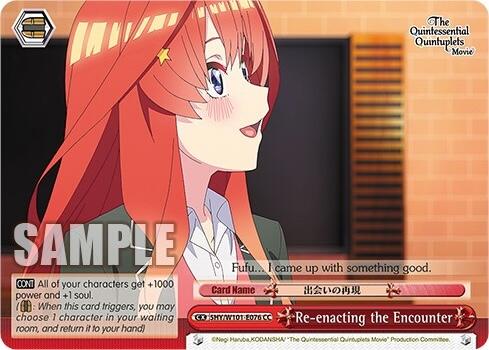 Image of Re-enacting the Encounter (5HY/W101-E076 CC) [The Quintessential Quintuplets Movie]