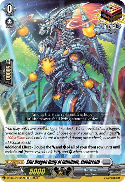 Image of Star Dragon Deity of Infinitude, Eldobreath (D-SS04/012EN) [Stride Deckset - Messiah]