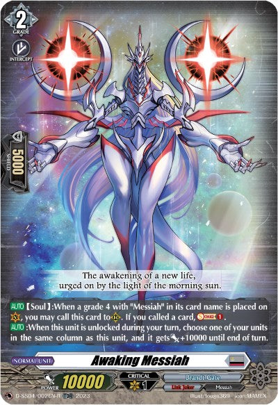 Image of Awaking Messiah (D-SS04/002EN-R) [Stride Deckset - Messiah]