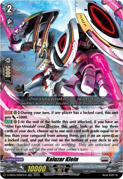 Image of Kaluzar Klein (D-SS04/006EN-R) [Stride Deckset - Messiah]