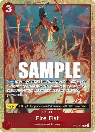 Image of Fire Fist (Alternate Art) [Pillars of Strength]