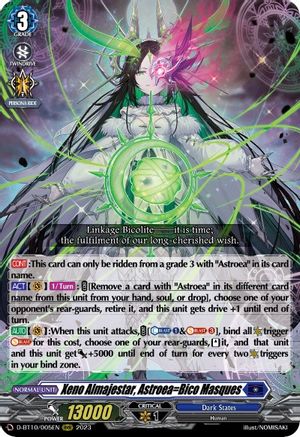 Image of Xeno Almajestar, Astroea=Bico Masques (D-BT10/005EN) [Dragon Masquerade]