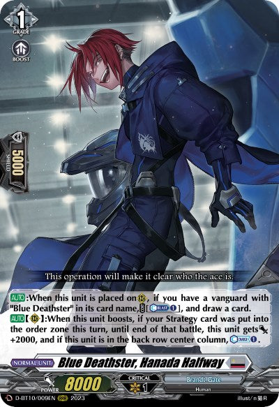 Image of Blue Deathster, Hanada Halfway (D-BT10/009EN) [Dragon Masquerade]