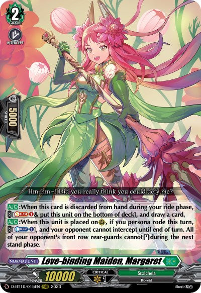 Image of Love-binding Maiden, Margaret (D-BT10/015EN) [Dragon Masquerade]