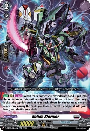 Image of Solide Sturmer (D-BT10/024EN) [Dragon Masquerade]