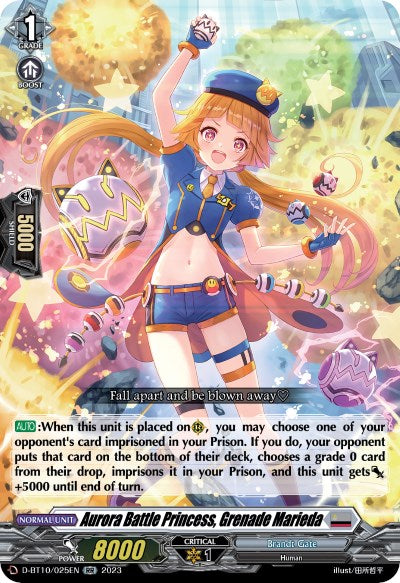 Image of Aurora Battle Princess, Grenade Marieda (D-BT10/025EN) [Dragon Masquerade]