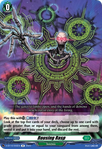 Image of Rousing Rasp (D-BT10/056EN) [Dragon Masquerade]