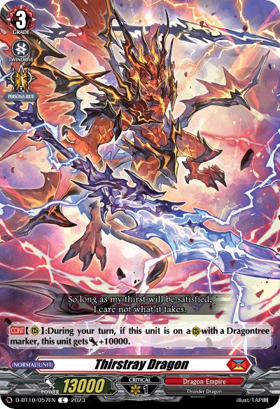 Image of Thirstray Dragon (D-BT10/057EN) [Dragon Masquerade]