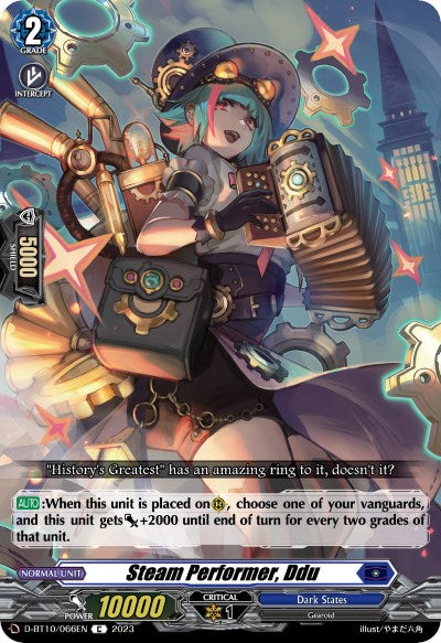 Image of Steam Performer, Ddu (D-BT10/066EN) [Dragon Masquerade]
