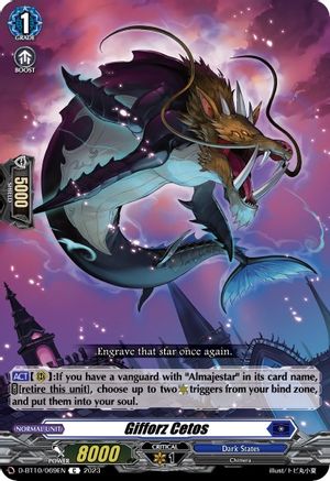 Image of Gifforz Cetos (D-BT10/069EN) [Dragon Masquerade]