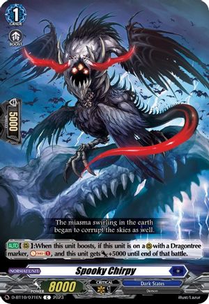 Image of Spooky Chirpy (D-BT10/071EN) [Dragon Masquerade]