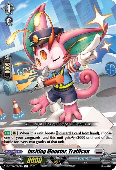 Image of Inciting Monster, Trafficon (D-BT10/080EN) [Dragon Masquerade]