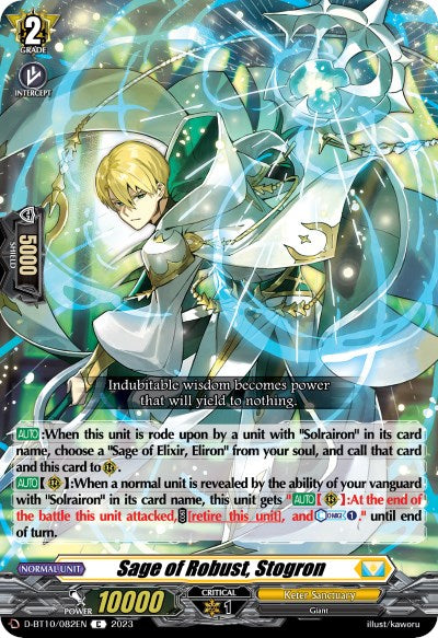 Image of Sage of Robust, Stogron (D-BT10/082EN) [Dragon Masquerade]