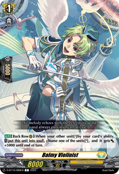 Image of Balmy Violinist (D-BT10/086EN) [Dragon Masquerade]