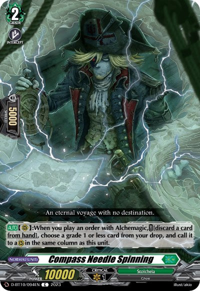 Image of Compass Needle Spinning (D-BT10/094EN) [Dragon Masquerade]