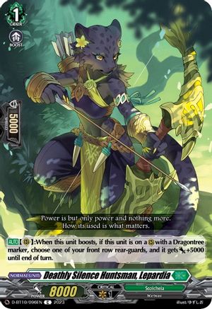Image of Deathly Silence Huntsman, Lepardia (D-BT10/096EN) [Dragon Masquerade]