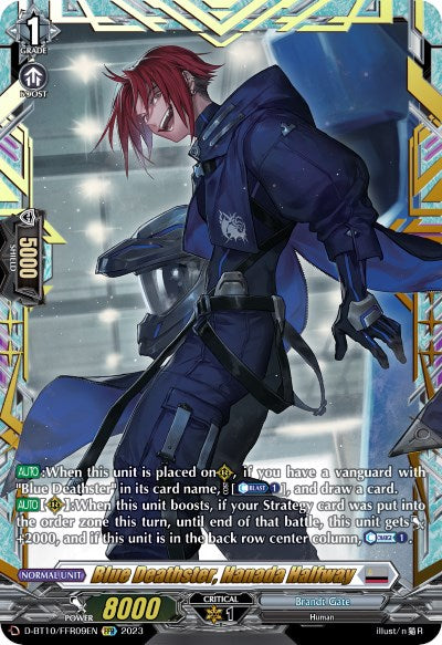 Image of Blue Deathster, Hanada Halfway (D-BT10/FFR09EN) [Dragon Masquerade]