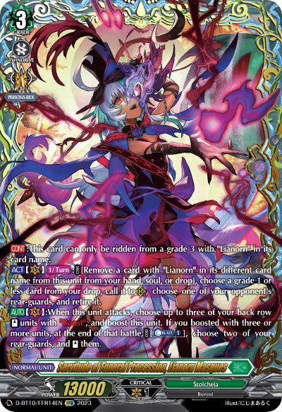 Image of Servitude of Funeral Procession, Lianorn Masques (D-BT10/FFR14EN) [Dragon Masquerade]