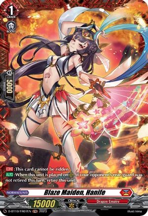 Image of Blaze Maiden, Hanife (D-BT10/FR07EN) [Dragon Masquerade]