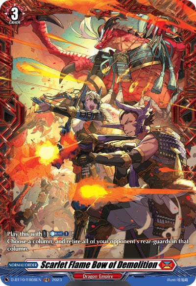 Image of Scarlet Flame Bow of Demolition (D-BT10/FR08EN) [Dragon Masquerade]