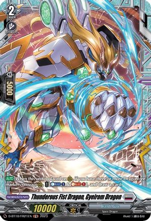 Image of Thunderous Fist Dragon, Gyeirom Dragon (D-BT10/FR21EN) [Dragon Masquerade]