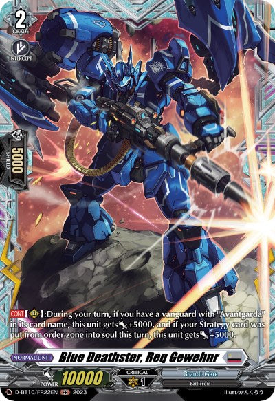 Image of Blue Deathster, Req Gewehnr (D-BT10/FR22EN) [Dragon Masquerade]