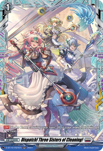 Image of Dispatch! Three Sisters of Cleaning! (D-BT10/FR24EN) [Dragon Masquerade]