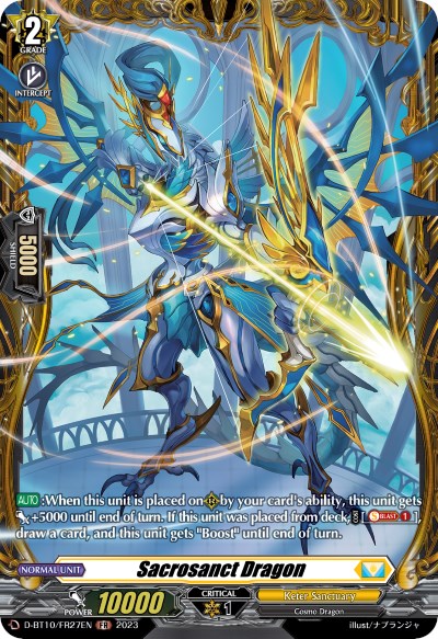Image of Sacrosanct Dragon (D-BT10/FR27EN) [Dragon Masquerade]