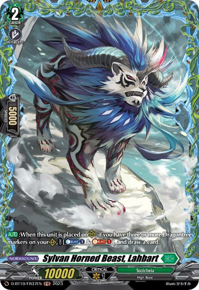 Image of Sylvan Horned Beast, Lahbart (D-BT10/FR37EN) [Dragon Masquerade]