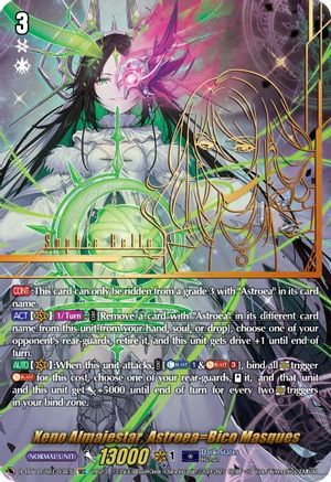 Image of Xeno Almajestar, Astroea=Bico Masques (D-BT10/SEC03EN) [Dragon Masquerade]