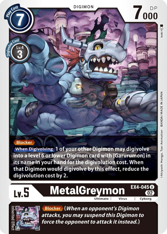 Image of MetalGreymon [EX4-045] [Alternative Being Booster]