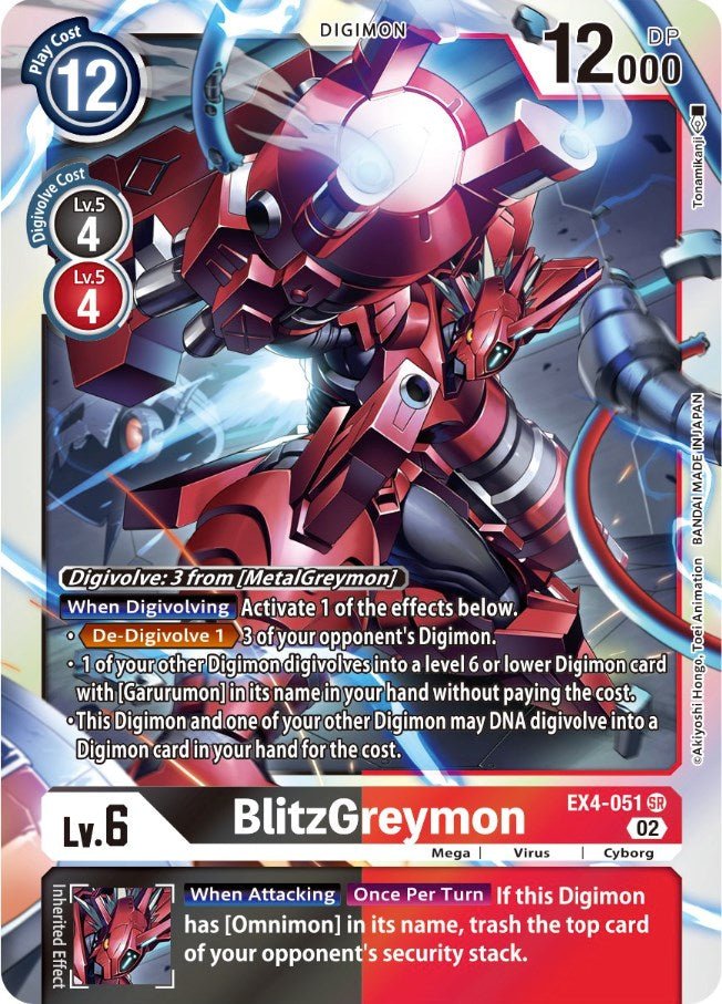 Image of BlitzGreymon [EX4-051] [Alternative Being Booster]
