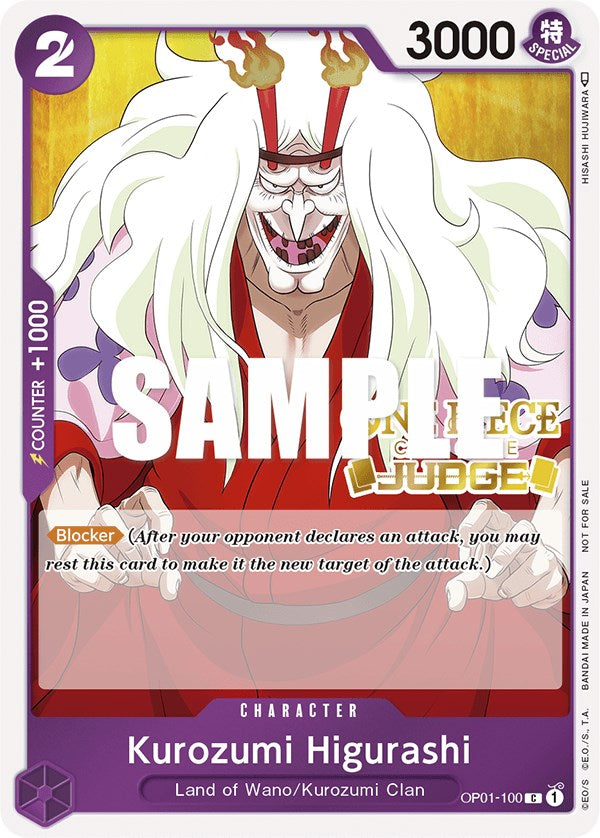 Image of Kurozumi Higurashi (Judge) [One Piece Promotion Cards]